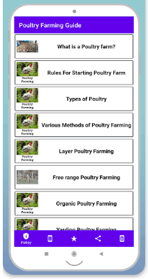 Poultry farming guide app