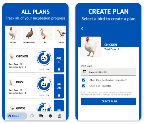 Egg Hatching Manager Plus app