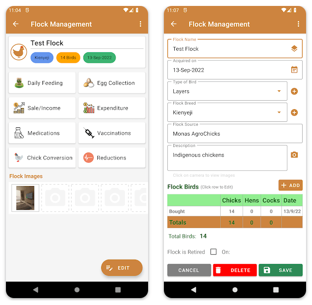 Poultry management apps: Poultry manager